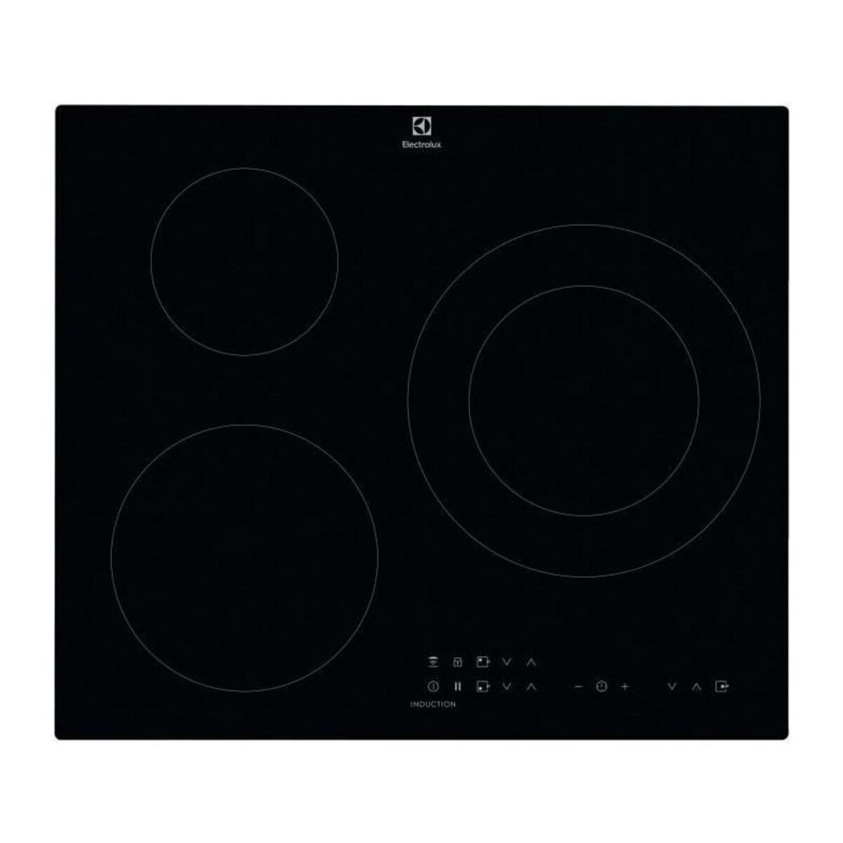 ELECTROLUX Table de cuisson a induction - ELECTROLUX - 3 feux - 60 cm - CIT60331CK - Noir
