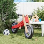 VIDAXL Vélo d équilibre pour enfants rouge