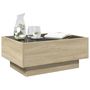 Voir la diapositive 5 : VIDAXL Table basse avec LED chene sonoma 70x50x30 cm bois d'ingenierie