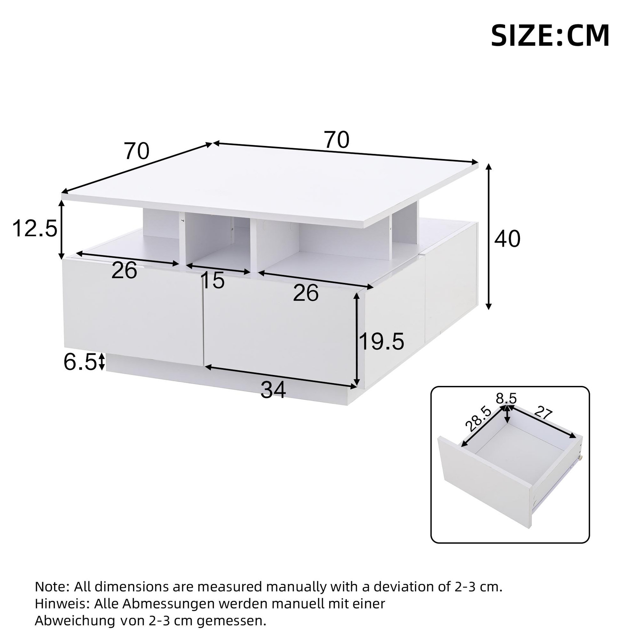 Voir la diapositive 3 : MERAX Table basse