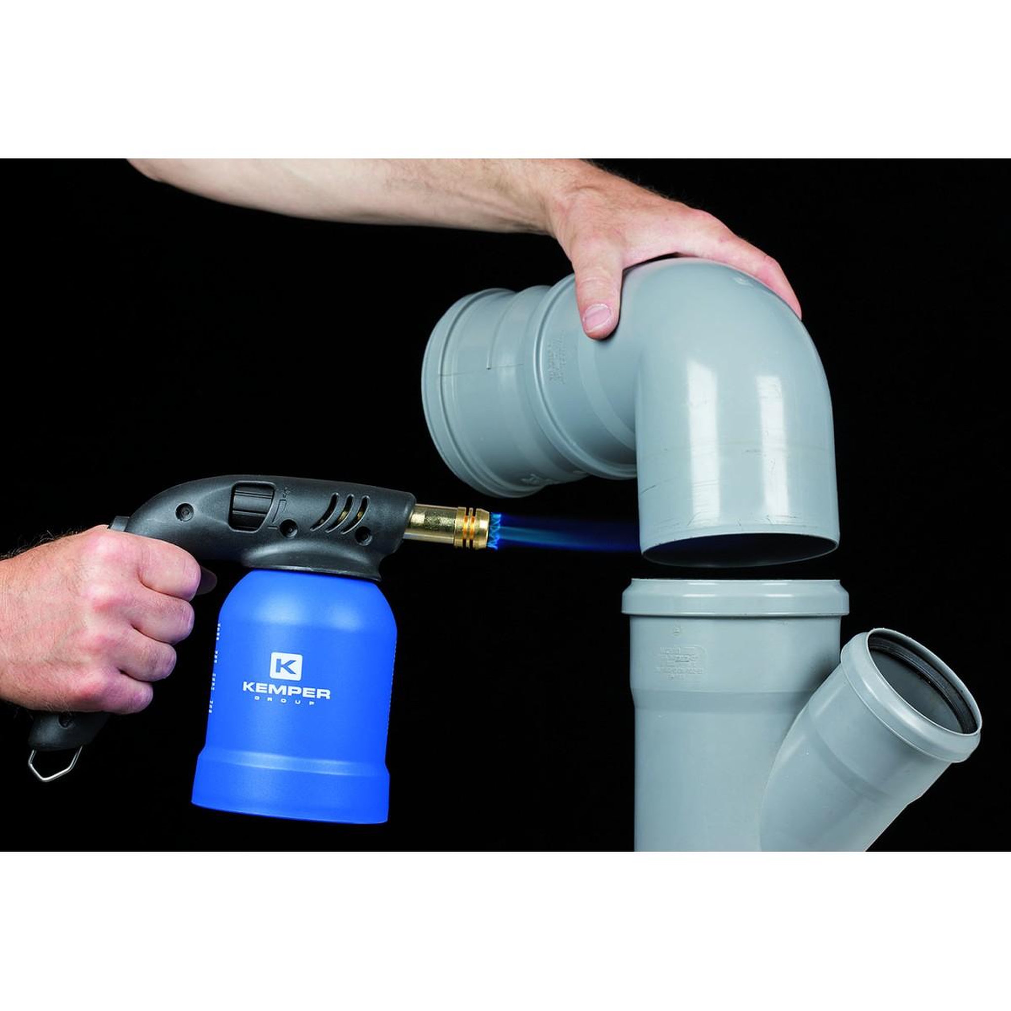 Voir la diapositive 6 : Kemper Lampe a souder coque acier allumage piezo + 6 cartouches de gaz 190gr stop gaz perçables kemper
