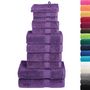 Voir la diapositive 2 : VIDAXL Ensemble de serviettes de qualité supérieure SOLUND 12 pcs