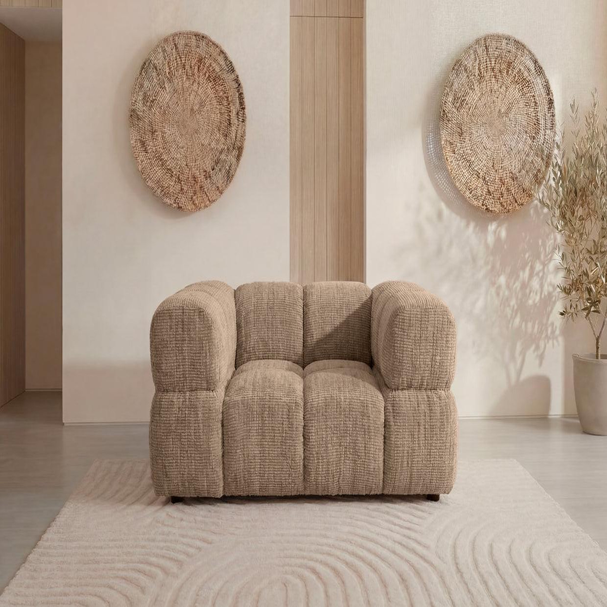 Voir la diapositive 3 : CASANOVA PARIS GUSTAVE - Fauteuil tissu chenille