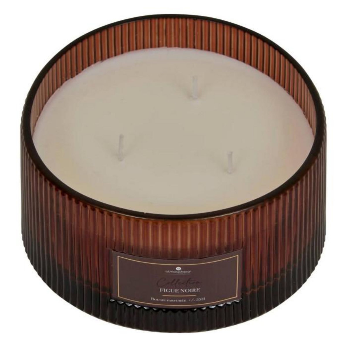 ATMOSPHERA Bougie Parfumée en Verre  Albie  635g Figue Noire