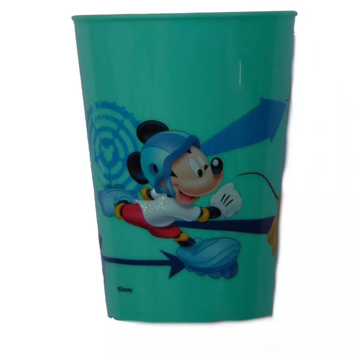 DISNEY Gobelet Mickey Mouse Disney verre plastique enfant bleu clair