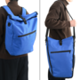Voir la diapositive 2 : VIDAXL Sac de Vélo bleu pour rack de pannier 25 L 33x16x48 cm
