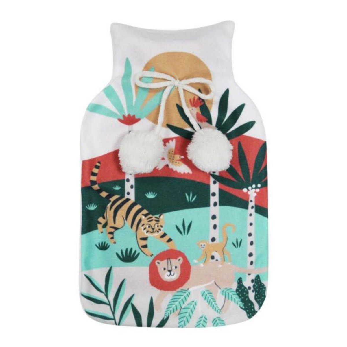 Paris Prix Bouillotte Polaire Imprimé  Lionceau  34cm Multicolore