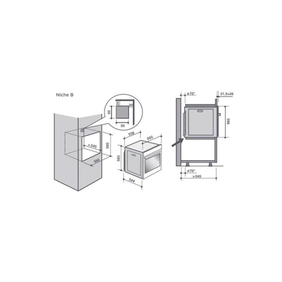 De Dietrich Four De Dietrich DOP8575A