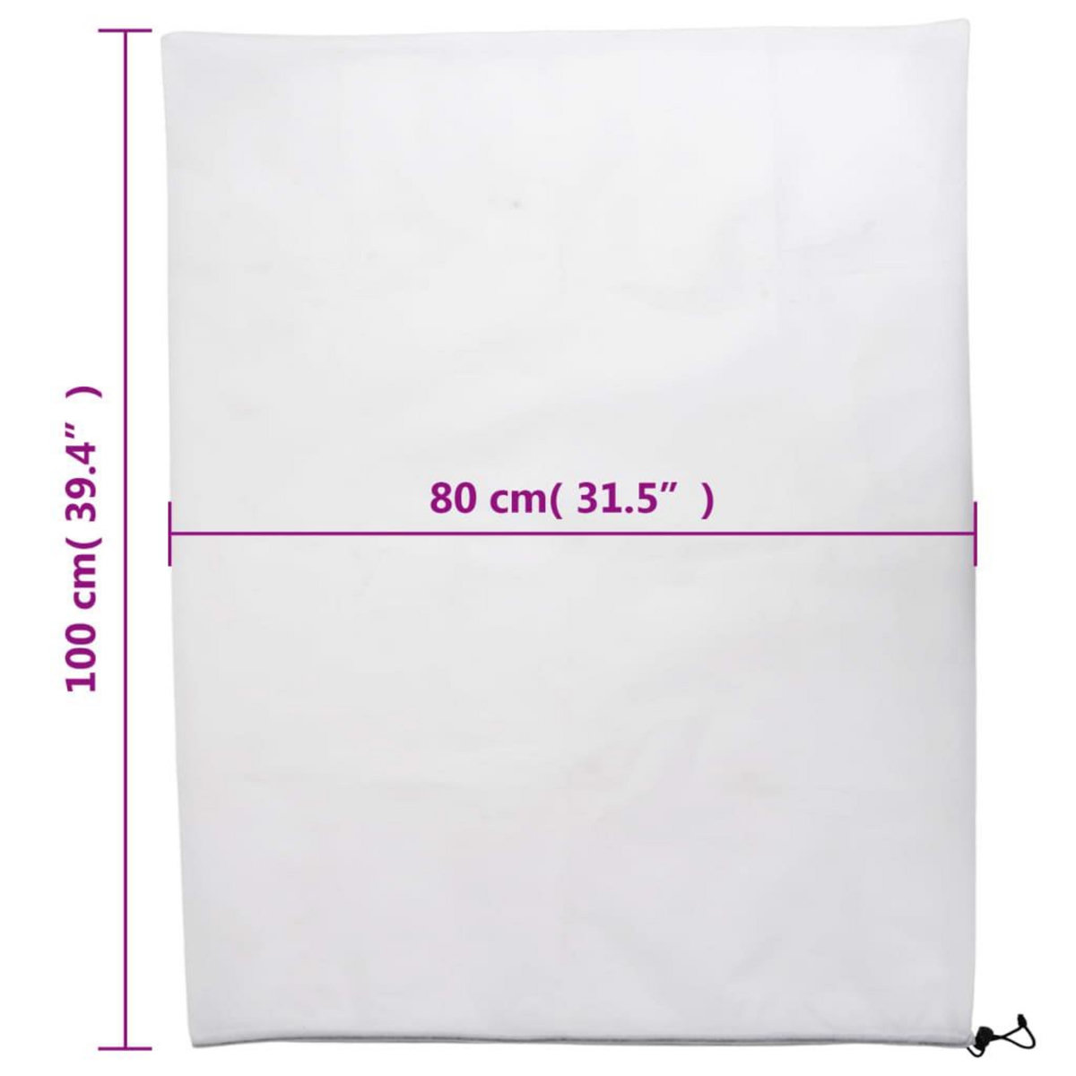 VIDAXL Housses de protection pour plantes avec cordon de serrage 8 pcs