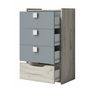 Voir la diapositive 2 : Commode 4 tiroirs L60cm MARCEAU