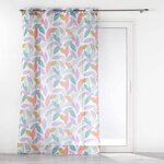Paris Prix Rideau Voilage à Œillets Imprimé  Fantasia  140x240cm Multicolore