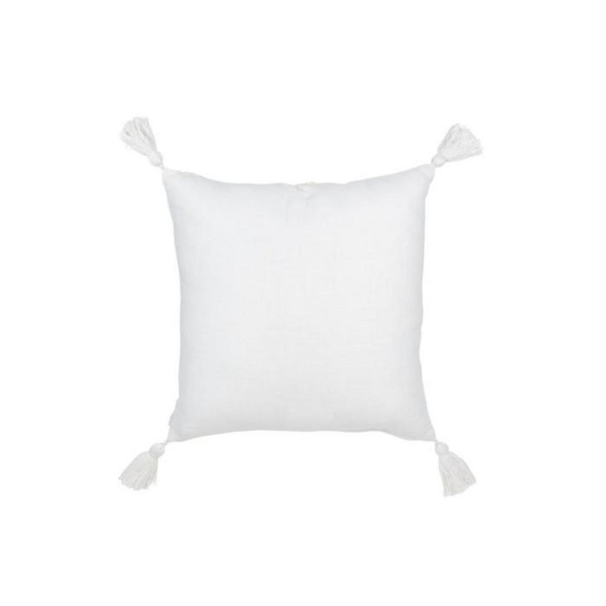 Paris Prix Coussin Déco Fleurs  Bali  45x45cm Blanc