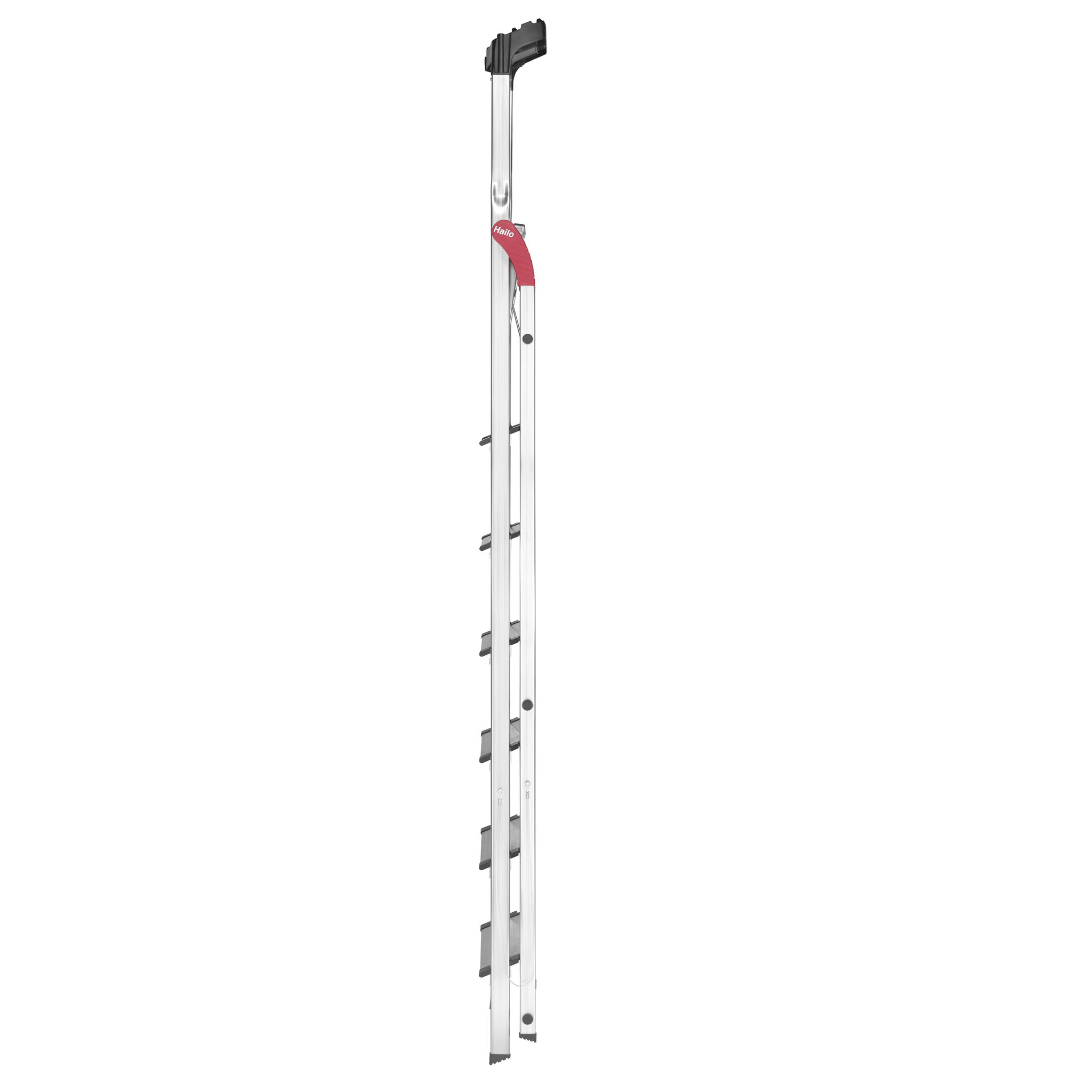 Voir la diapositive 3 : HAILO Escabeau 7 marches larges 3m25 en aluminium - PROFISTEP XXL