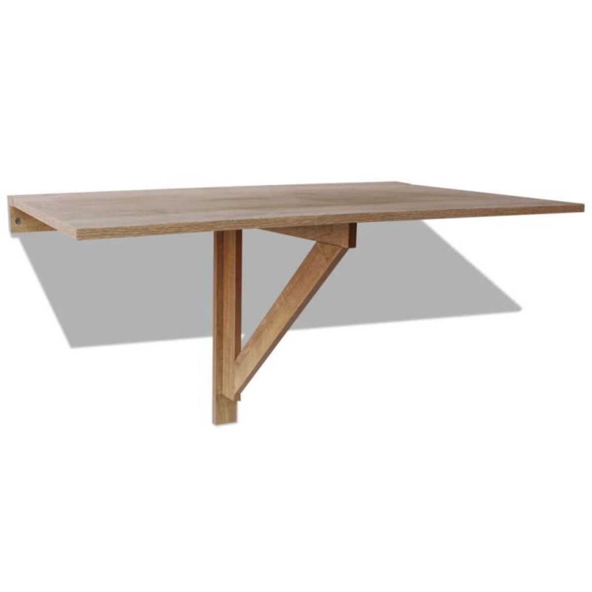 VIDAXL Table murale rabattable en chêne 100x60 cm