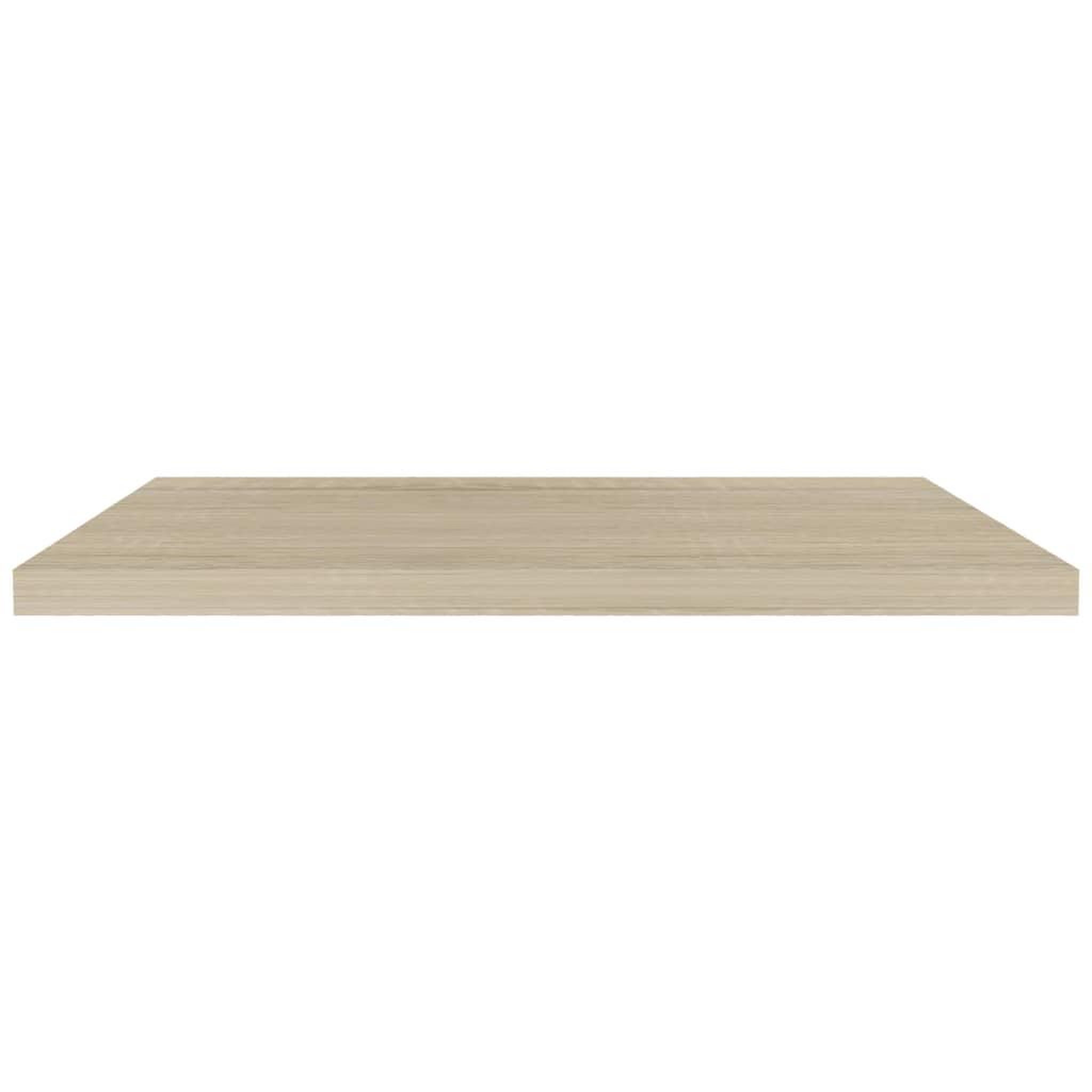 Voir la diapositive 4 : VIDAXL Etageres murales flottantes 2 pcs chene 90x23,5x3,8 cm MDF