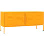 Voir la diapositive 2 : VIDAXL Meuble TV Jaune moutarde 105x35x50 cm Acier