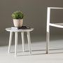 Voir la diapositive 4 : Paris Prix Table d'Appoint de Jardin Ronde  Lina  40cm Beige