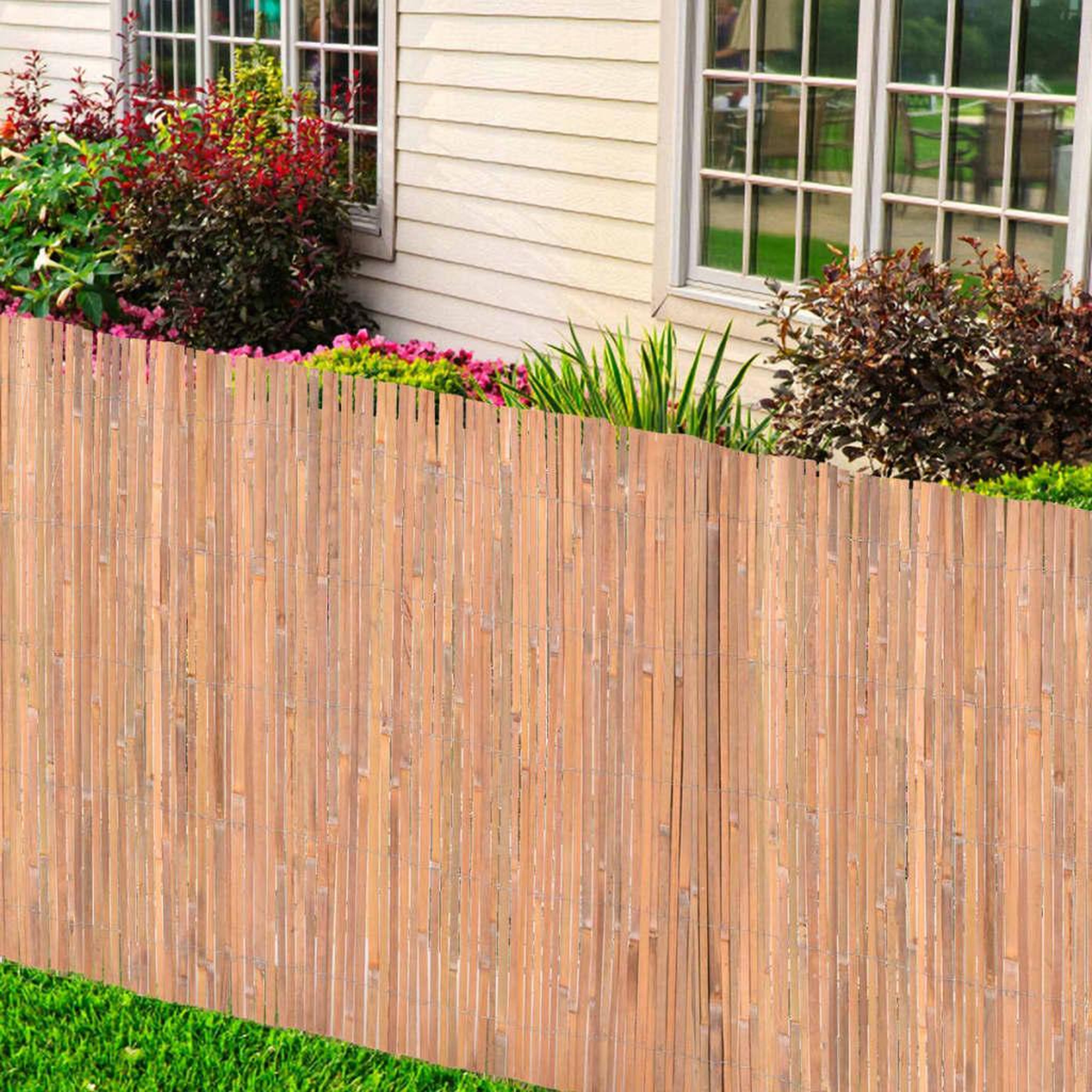 Voir la diapositive 2 : VIDAXL Cloture en bambou 100 x 400 cm