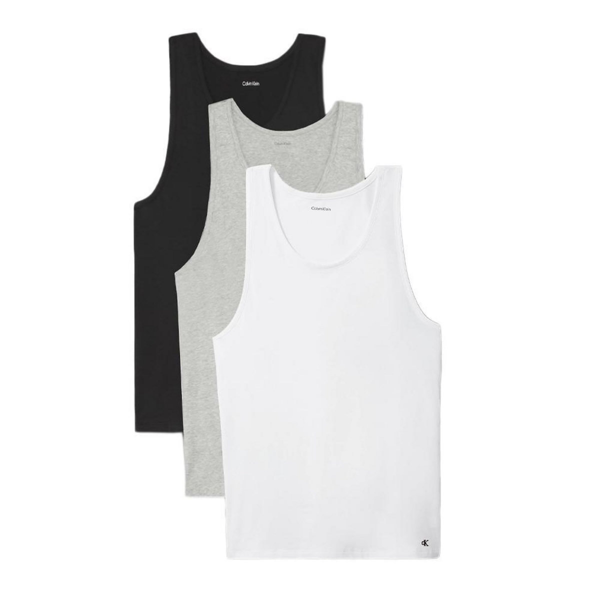CALVIN KLEIN JEANS X3 Débardeurs /Blanc/Gris Homme Calvin Klein Jeans Tank