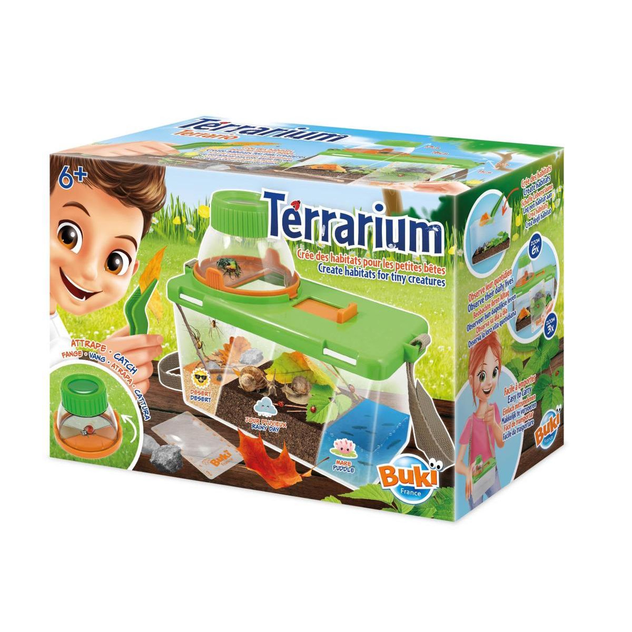 BUKI Terrarium avec outils de jardinage