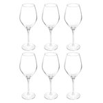 SECRET DE GOURMET Lot de 6 Verres à Eau  Silvia  47cl Transparent