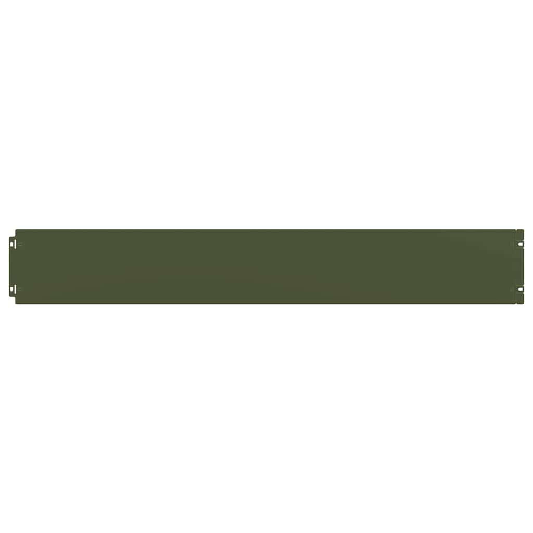 Voir la diapositive 3 : VIDAXL Bordures pelouse 10pcs vert olive 15x103cm acier lamine a froid