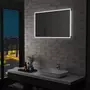 VIDAXL Miroir mural a LED de salle de bain et capteur tactile 100x60cm