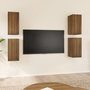 Voir la diapositive 1 : VIDAXL Meubles TV 4 pcs Chene marron 30,5x30x60 cm Bois d'ingenierie