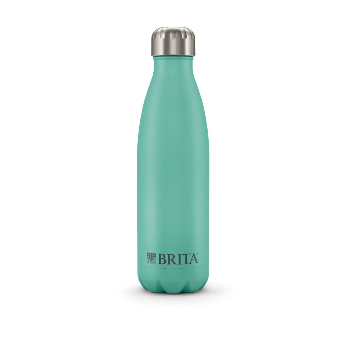 BRITA Carafe filtrante marella blanche + 1 bouteille isotherme bleu