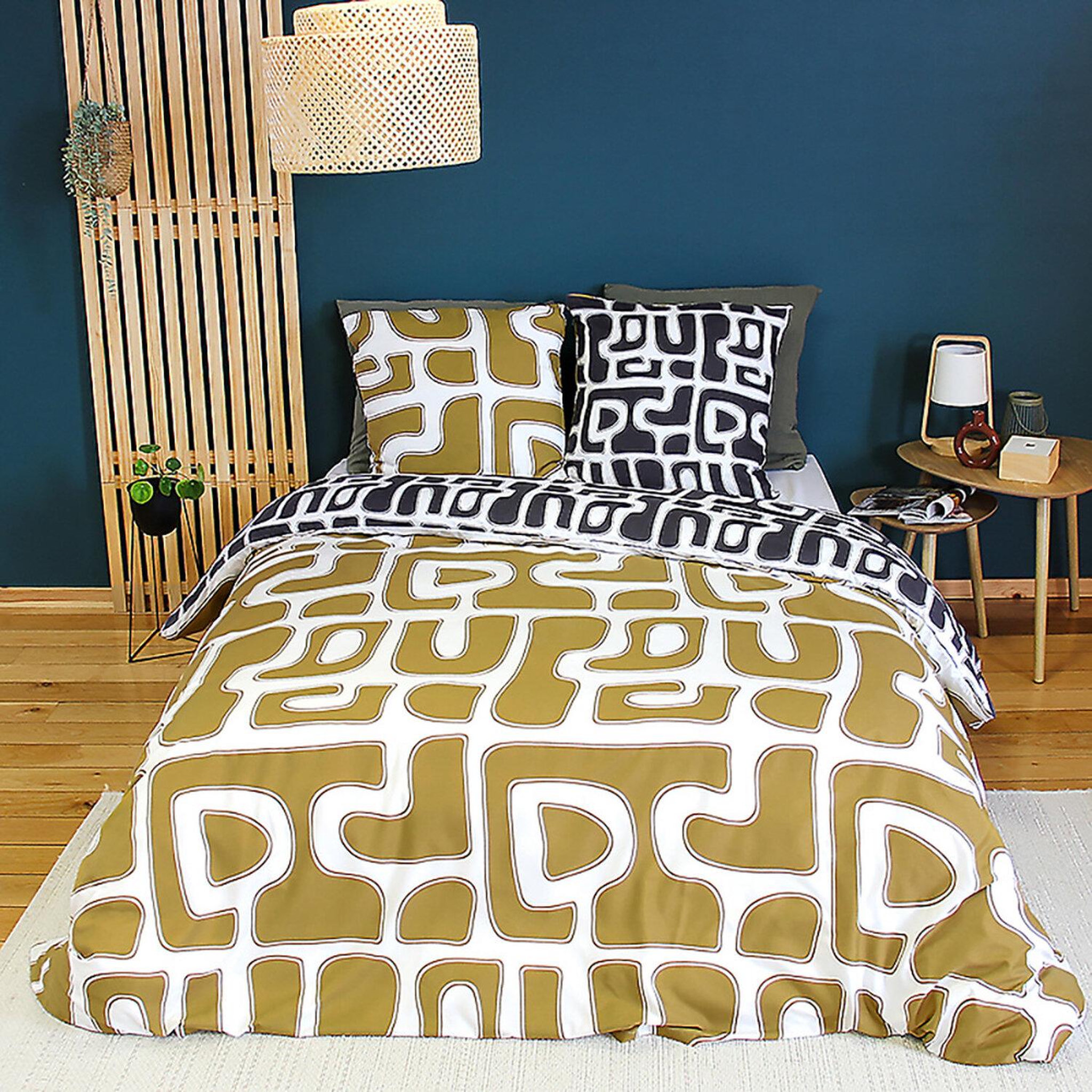 Voir la diapositive 1 : Home collection Parure housse de couette 100% microfibre, baka