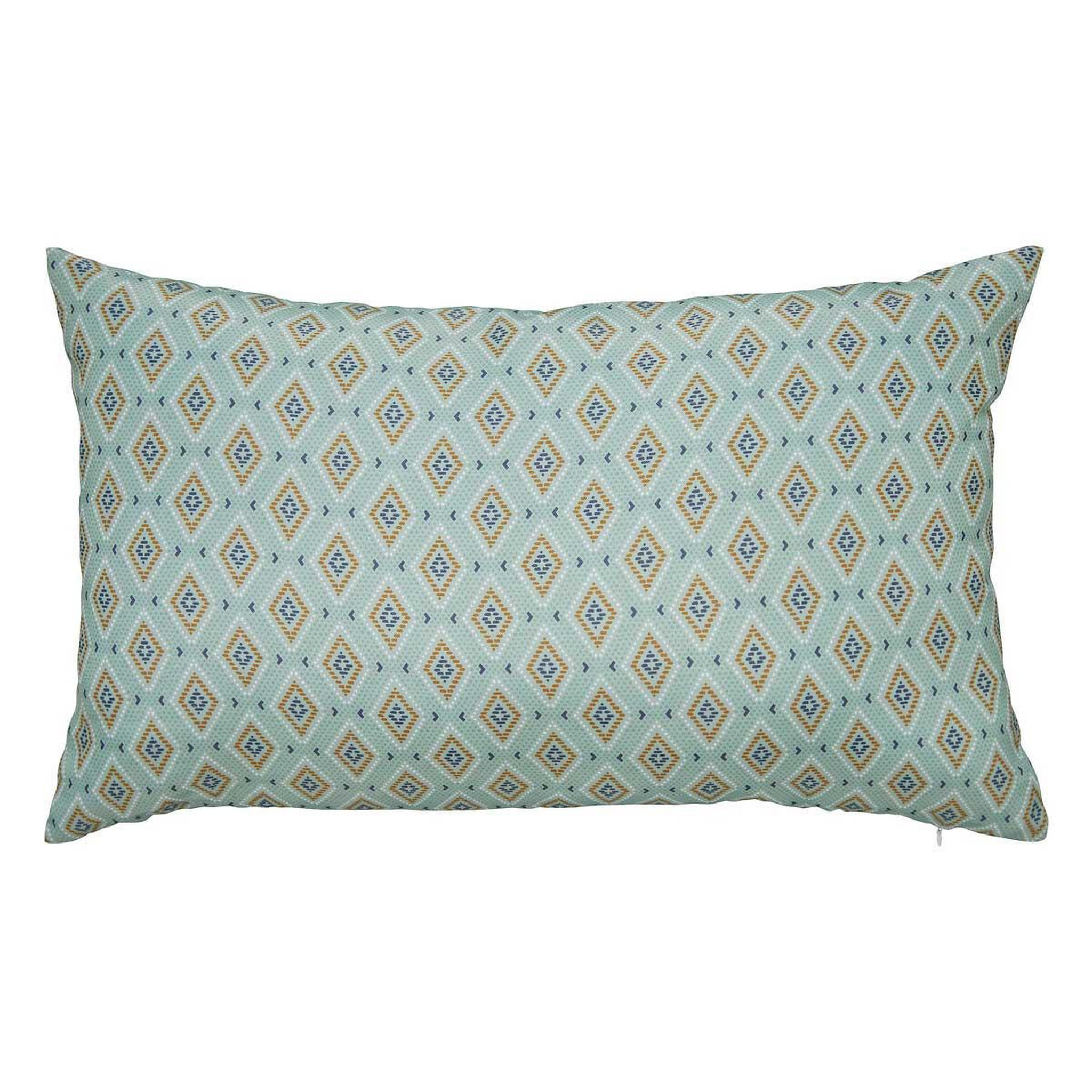 ATMOSPHERA Housse de coussin extérieur  lilio  30x50cm vert céladon