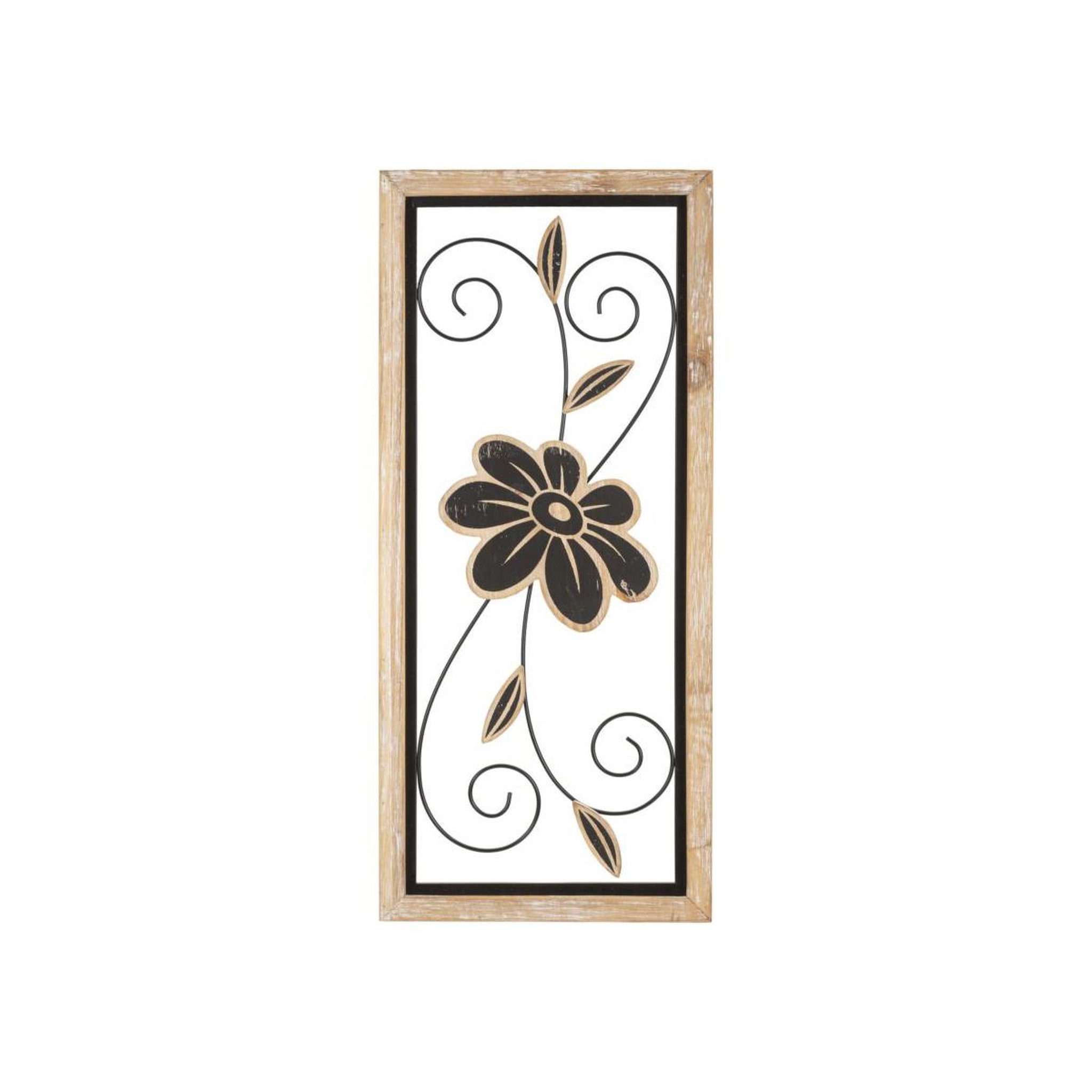 Paris Prix Décoration murale encadrée  koman  60cm naturel & noir