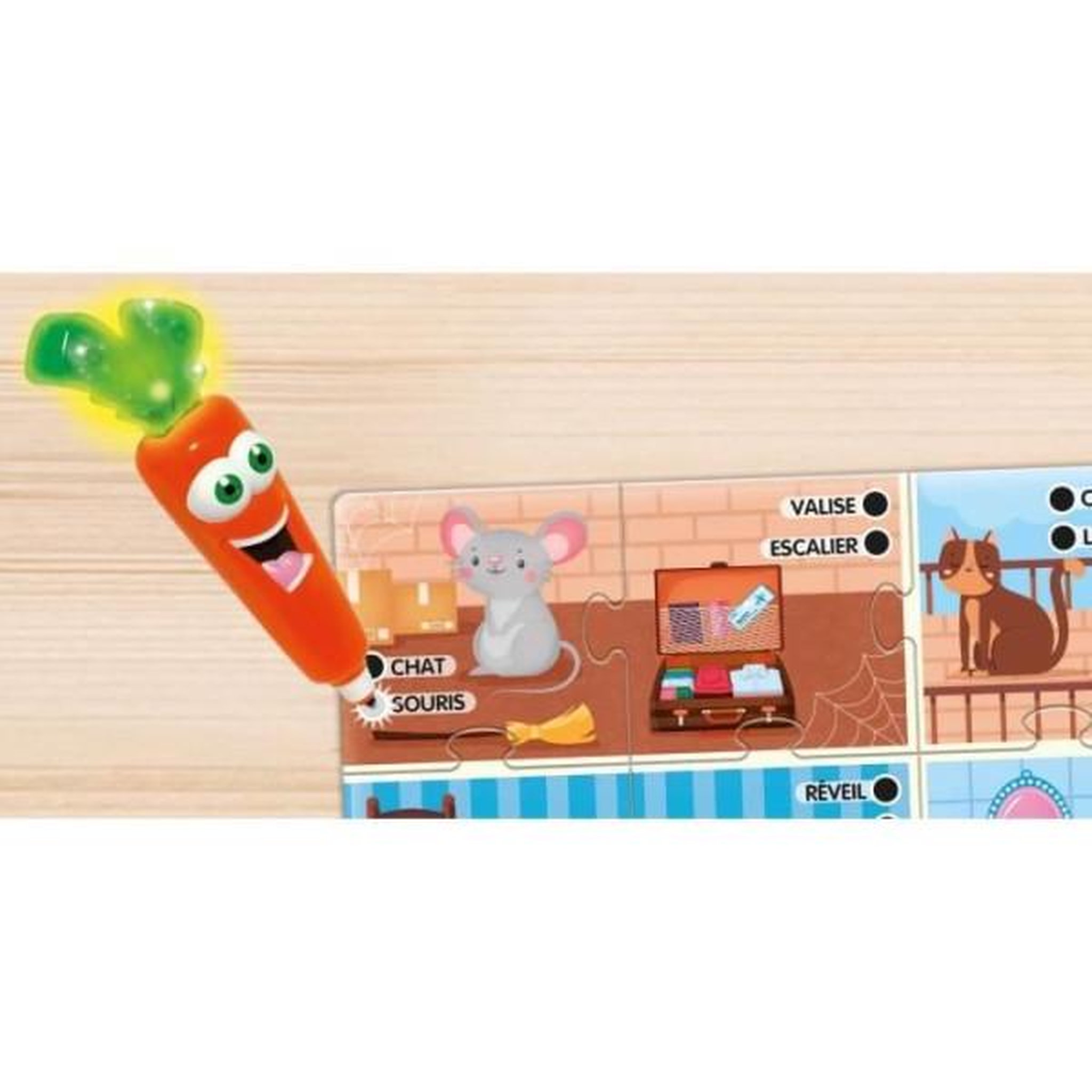 Voir la diapositive 4 : LISCIANI GIOCHI ABC - Stylo parlant - CAROTINA - Apprentissage de l'alphabet, Stylo interactif