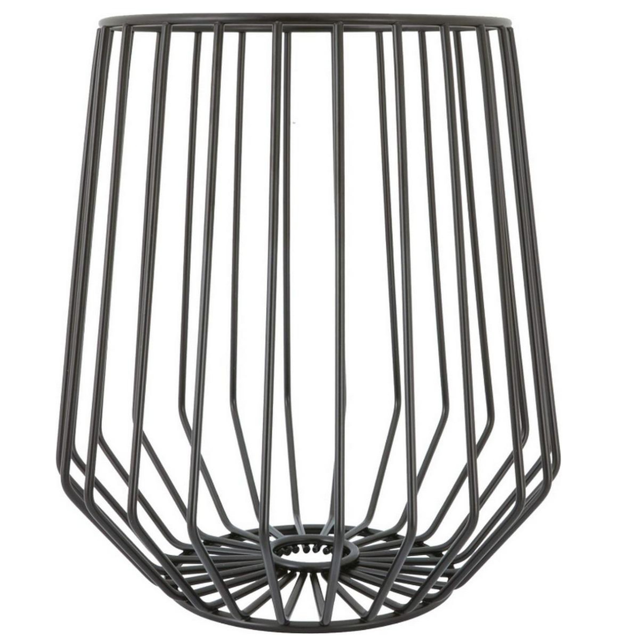 point virgule Panier à fruits et légumes en fil métal noir - PV-CHR-3052