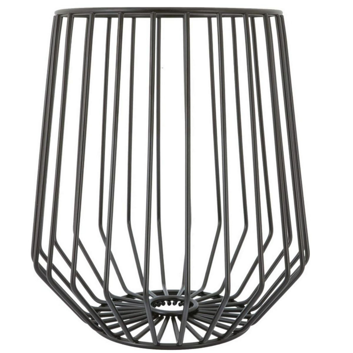 point virgule Panier à fruits et légumes en fil métal noir - PV-CHR-3052