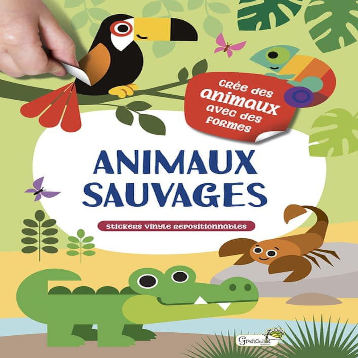 ANIMAUX SAUVAGES. CREE DES ANIMAUX AVEC DES FORMES, Niedzwiadek Agnieszka