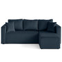Voir la diapositive 1 : BEST MOBILIER Housse en velours pour canapé déhoussable topaze