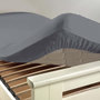 Voir la diapositive 3 : Paris Prix Drap Housse  Lina  140x190cm Gris