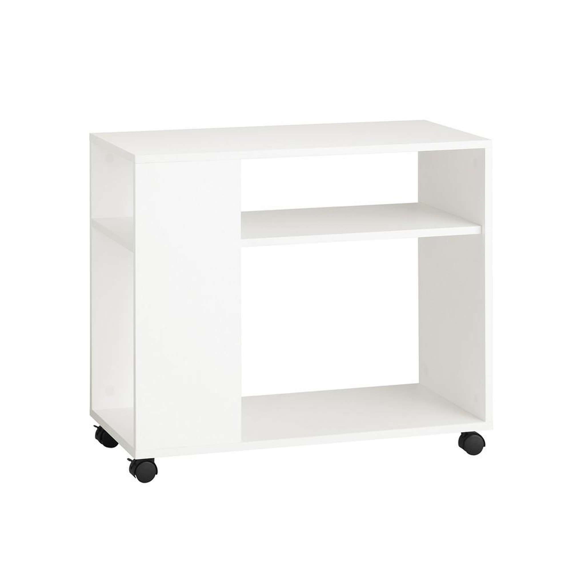 Voir la diapositive 1 : SOBUY SoBuy - Table D'appoint à deux étagères - Nordique - FBT34