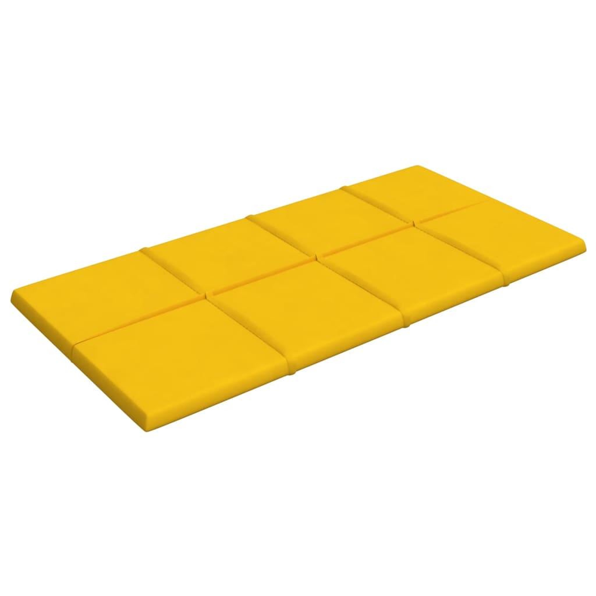 Voir la diapositive 4 : VIDAXL Panneaux muraux 12 pcs Jaune 60x30 cm Velours 2,16 m^2
