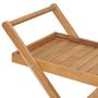 Voir la diapositive 5 : VIDAXL Chariot a the Bois de teck solide