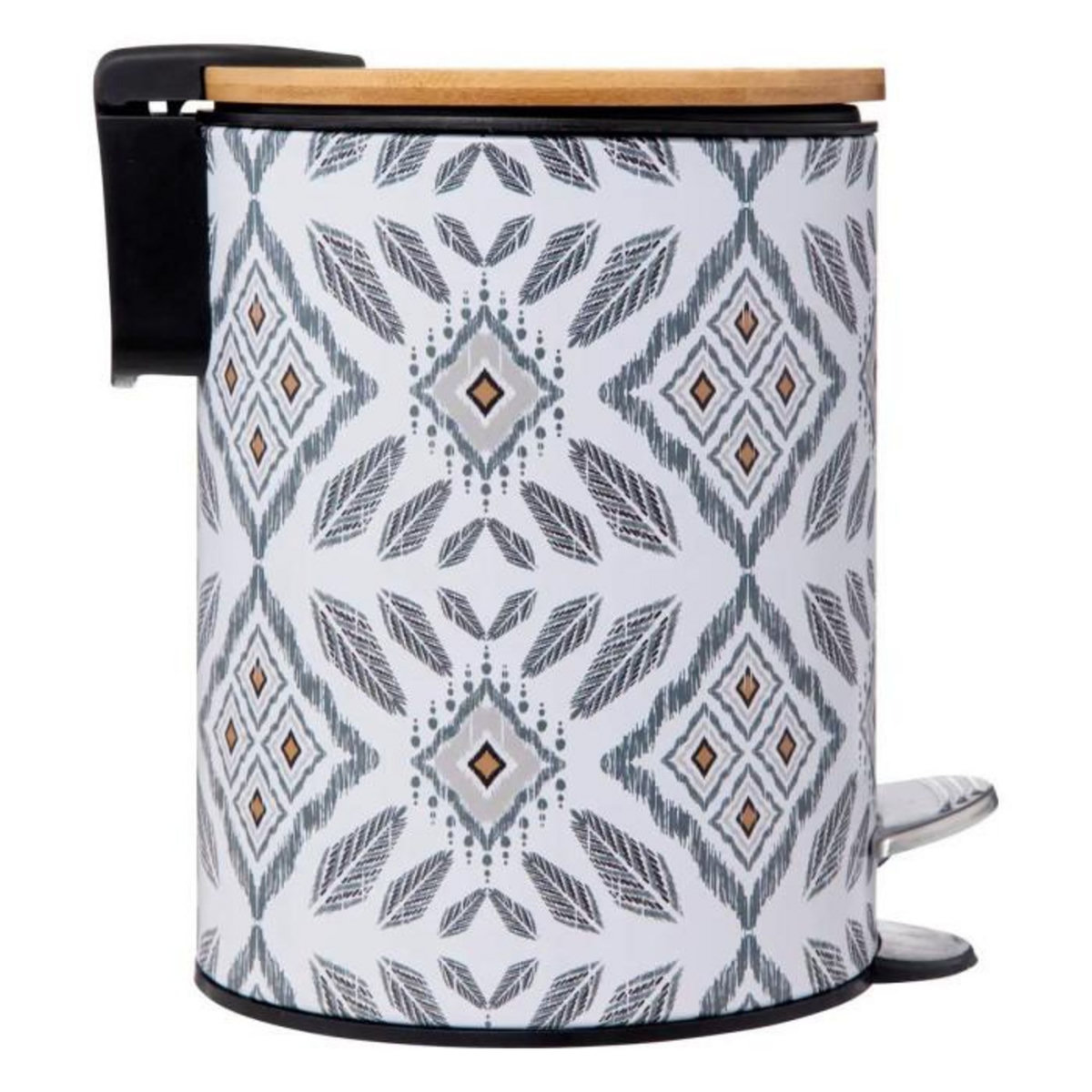 FIVE Poubelle de Salle de Bain  Hapache  3L Multicolore