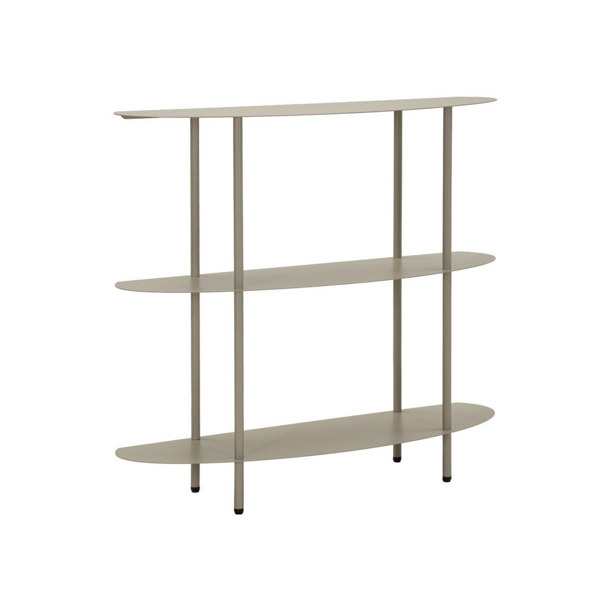 Paris Prix Console 3 niveaux en métal  saturno  90cm gris