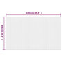 Voir la diapositive 6 : VIDAXL Tapis rectangulaire naturel clair 60x100 cm bambou
