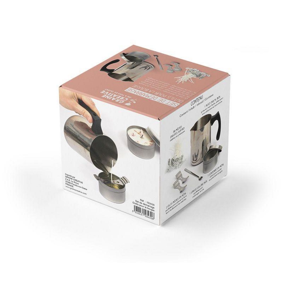 Graine créative Kit DIY outils et accessoires pour bougies