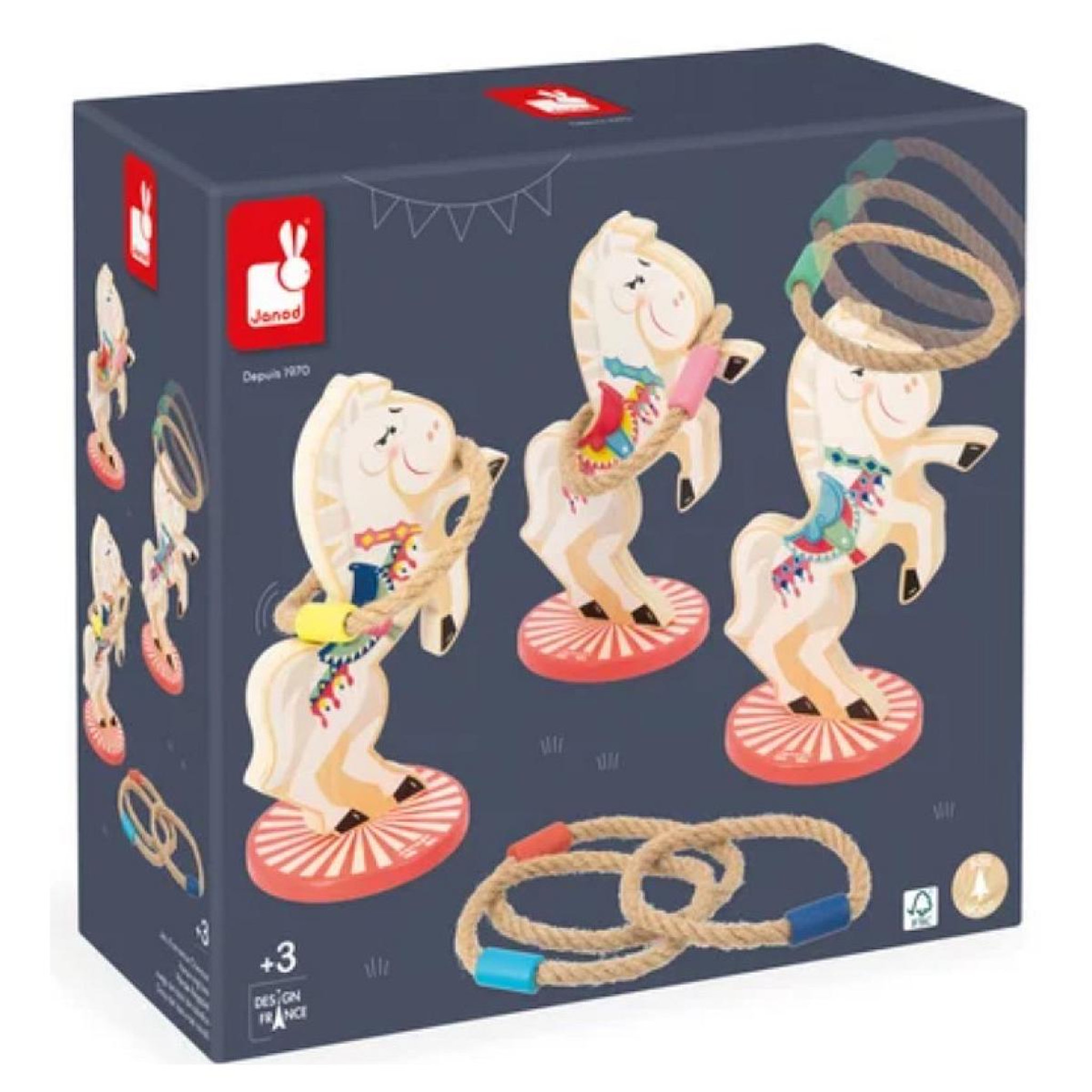 JANOD Jeux d anneaux chevaux -