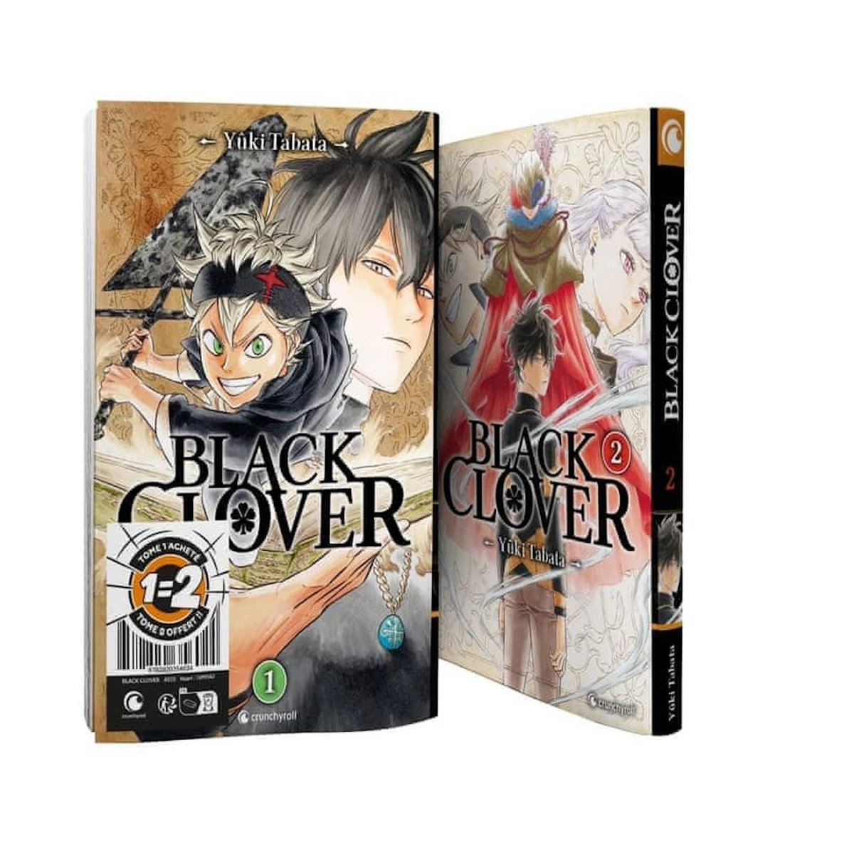 BLACK CLOVER : PACK EN 2 VOLUMES : TOMES 1, LE SERMENT ; TOME 2, LE DEFENSEUR, Tabata Yûki