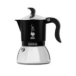 BIALETTI Cafetière Bialetti Fiammetta Induction Noir en acier inoxydable