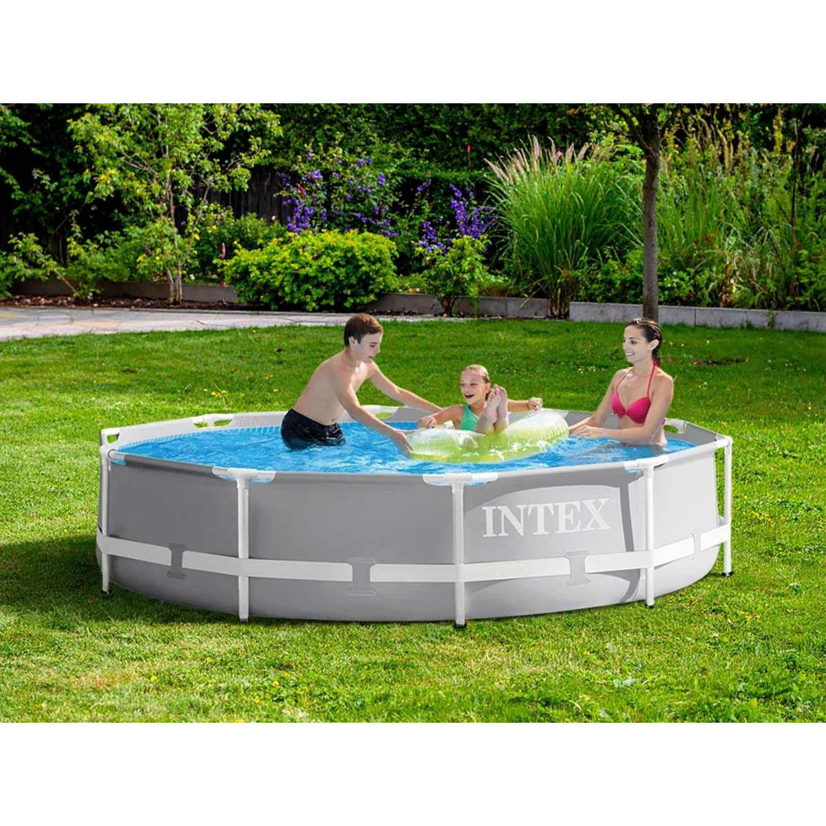 INTEX Piscine tubulaire Prism Frame ronde 3,05 x 0,76 m - Intex