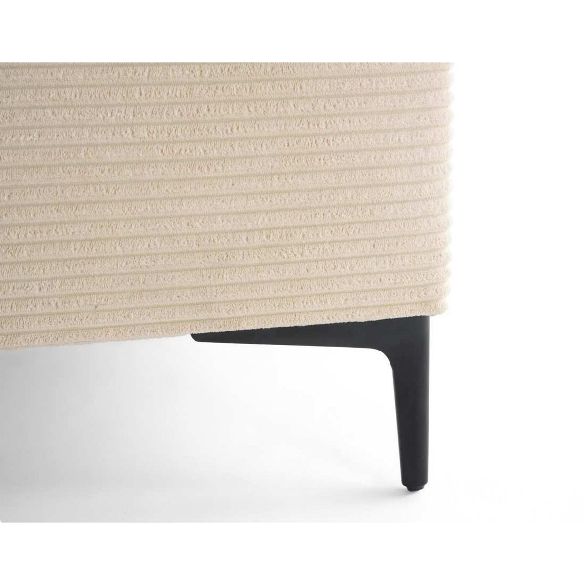 LISA DESIGN Ceylan - canapé d'angle réversible - convertible avec coffre et têtières - 4 places - en velours côtelé